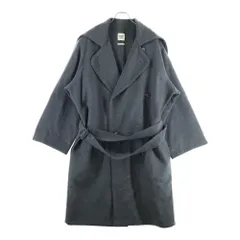 HERMES (エルメス) カシミヤロングコート グレー - メルカリ