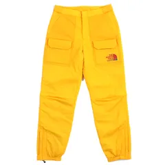 未使用品△GUCCI THE NORTH FACE グッチ ザ・ノースフェイス 22SS 663764 ロゴプリント 中綿 ボトムス カーゴパンツ イエロー S 正規品 メンズ オススメ◎