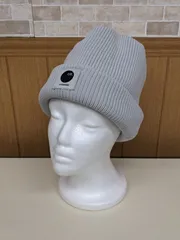 OVERRIDE オーバーライド ニット帽 ニットキャップ グレー 男女兼用 ユニセックス 帽子 防寒 頭囲52＊mkk221