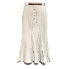 NOBLE(ノーブル) ロングスカート サイズ38 M レディース - ベージュ マキシ丈