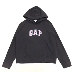 GAP ギャップ y2k デカロゴ刺繍 スウェット パーカー XL ブラウン フーディ トレーナー 2L LL 特大 大きいサイズ グランジ 平成ギャル Archive レディース