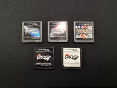 【七重浜店25-1-251204】 中古品 ポケットモンスター ダイヤモンド パール プラチナ ブラック ホワイト Nintendo DS ニンテンドー 5本セット ソフトのみ ポケモン
