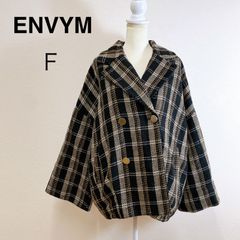 新品】ZARNY チェック柄 中綿ツイードファイバーコート フード 白黒 L 
