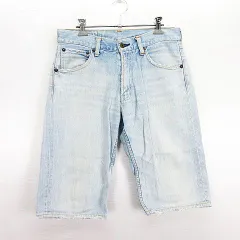 リーバイス Levi's 503 SP503-0012 デニム ジーンズ ボトムス ハーフパンツ ダメージ加工 29 ライトブルー ※EKM