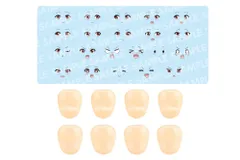 1/10 『創彩少女庭園』 カスタマイズフェイス＆デカールセット Vol.8 らぐほのえりかデザイン 小石川エマ用A プラモデル