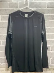 A【A21-69】△ Tesla Xテラージサイズ　長袖アンダーシャツ　インナーウェア　ブラックカラー