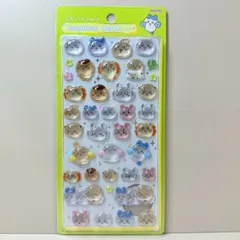 a381【新品・未開封品】ボンボンドロップシール ちいかわ みんな ニコニコ 第2弾！正規品 店頭購入品 デコレーション デコ素材 ぷくぷく ぷっくり  文房具 シール帳 日記 手帳 ノート メッセージカード シール交換 ステッカー 女の子 大人気 品薄