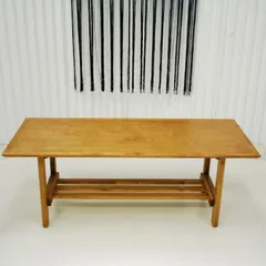 【アウトレット】【現品限り】一部送料無料 展示品 バーチ材 オイル塗装 リビングセンターテーブル 北欧調モダンインテリア   220507-ボンボンCT