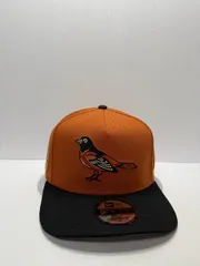 Newera ボルチモアオリオールズ 50thアニバーサリー 9fifty A-FRAME スナップバックキャップ ツートンカラー