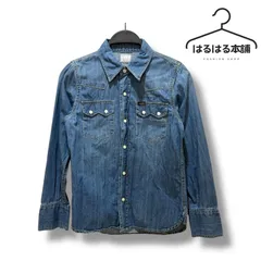 Lee／青／ブルー／長袖／トップス／無地／カジュアル／上品／高級感／ウエスタン／y2k／M