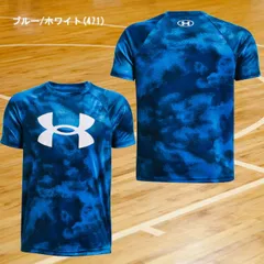 種類3:[3]ブルー/ホワイト/YLG(150) アンダーアーマー UAテック ショートスリーブTシャツ ビッグロゴ 半袖 ジュニア 子ども トレーニング 1363278