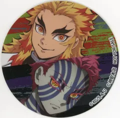 【中古】シール・ステッカー 煉獄杏寿郎＆猗窩座 オリジナルホイルステッカー 「鬼滅の刃×柿安」 黒毛和牛 無限 牛鍋弁当 購入特典