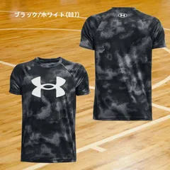 種類10:[10]ブラック/ホワイト/YMD(140) アンダーアーマー UAテック ショートスリーブTシャツ ビッグロゴ 半袖 ジュニア 子ども トレーニング 1363278