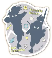 【中古】シール・ステッカー 23.土井半助＆山田伝蔵(小) 「忍たま乱太郎 トラベルステッカーコレクション2」