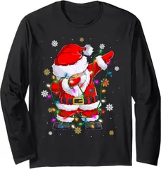 送料無料 前面プリント　100%コットン　面白い　メリークリスマス⑮  長袖Tシャツ メンズ レディース　かわいい　ユーモア　パロディ 柔らかい肌触り オシャレ 快適 丸襟 軽い 服 通勤 部屋着 春秋