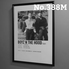 No.388M A4 ボーイズ'ン・ザ・フッド ポスター 写真 アート 映画 アイスキューブ ヒップホップ ローライダー インテリア 額 壁 coco