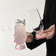 2つセットガラス 350ml コーヒー ビールジョッキ ワイングラス ウイスキー 冷えたビール ビールマグ パイント ビールスタインズ 家庭コーラ