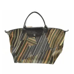 【LONGCHAMP】LE PLIAGE ルプリアージュ ストライプバッグ