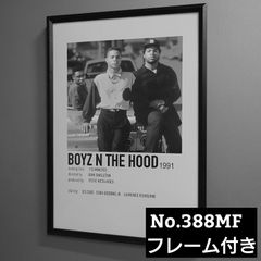 No.388MF A4 ボーイズ'ン・ザ・フッド ポスター 写真 アート 映画 アイスキューブ ヒップホップ ローライダー インテリア 額 壁 coco