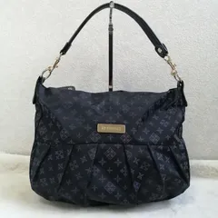 ラシット ワンショルダーバッグ ナイロン ハンドバッグモノグラム レザー russet ブラック 黒 肩掛け アクセサリーポーチ ゴールドロゴ ふっくら