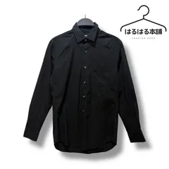 UNIQLO／ユニクロ／黒／ブラック／長袖／襟付き／シャツ／秋冬／無地／シンプル／S