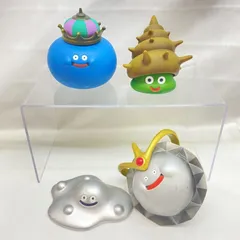 【中古】ジャンク)ソフビモンスター 4体セット キングスライム スライムツムリ プラチナスライム はぐれメタル[22]