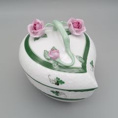 Herend ヘレンド ボンボニエール ウィーンの薔薇 ハート型 小物入れ ヘレンド ウィーンのバラ 小物入れ ボンボニエール Herend - メルカリ