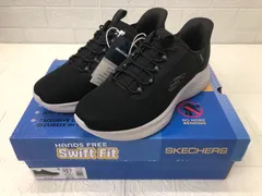 スケッチャーズ メンズ スウィフト フィット スリップオン 25.0㎝ ブラック