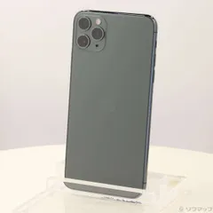 〔中古品〕 iPhone11 Pro Max 256GB ミッドナイトグリーン MWHM2J／A SIMフリー【269】
