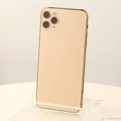 〔中古品〕 iPhone11 Pro Max 64GB ゴールド MWHG2J／A SIMフリー【297】