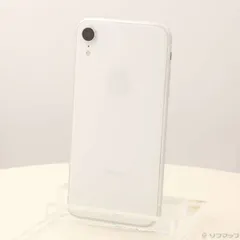 〔中古品〕 iPhoneXR 64GB ホワイト MT032J／A SIMフリー【258】