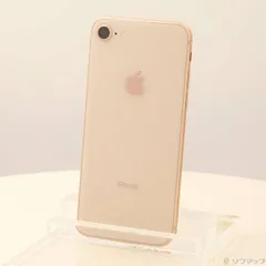 〔中古品〕 iPhone8 64GB ゴールド MQ7A2J／A SIMフリー【295】
