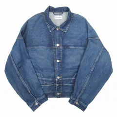 【中古】極美品 20aw バレンシアガ upside down jacket アップサイドダウン デニムジャケット オーバーサイズ Gジャン 極美品 20aw バレンシアガ BALENCIAGA upside down jacket アップ