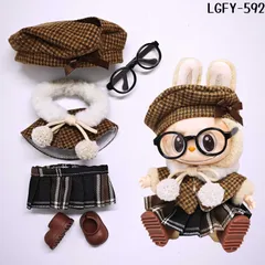 ラブブ用着せ替え服 LABUBU 2代目 初代適用着せ替え服 ぬいぐるみ 人形服