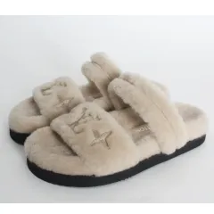 Louis Vuitton LV サンセット シアリング フラット コンフォート ミュール サンダル 37 (240)