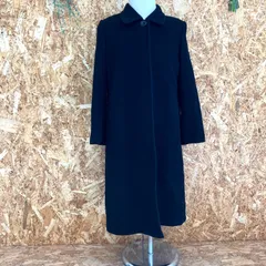 SG4676 ST HONORE ロングコート カシミヤ ブラック