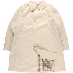 古着 アクアスキュータム Aquascutum ステンカラーコート バルマカーンコート 英国製 メンズXXL相当/eaa603222のサムネイル