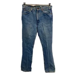メキシコ製 Levi's 505 デニムパンツ W33 ブルー リーバイス ジップアップ アメカジ ジーンズ デニム コットン 2512-129