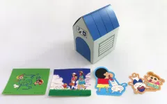 【中古】シール・ステッカー シロの小屋 ボックス入りステッカー 「一番くじ クレヨンしんちゃん ～オラお腹いっぱいだゾ～」 H賞