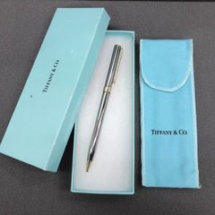 極美品/箱袋付】ティファニー Tクリップ ボールペン シルバー ゴールド
