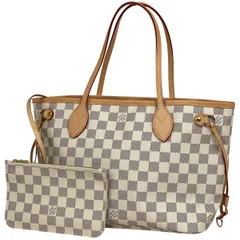 ルイ・ヴィトン Louis Vuitton ネヴァーフル PM ハンドバッグ トートバッグ ダミエアズール ホワイト N41362 レディース 【中古】