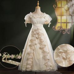 コスプレ衣装 小女孩 「欧律狄刻」 周年稀世スキン 豪華8点フルセット ゲームキャラクター完全再現 高品質デザイン 仮装 イベント用 撮影会 推し活 舞台衣装 ハロウィン プレゼントにも最適