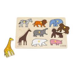 木製パズル 2点セット 動物 犬 知育玩具 - メルカリ