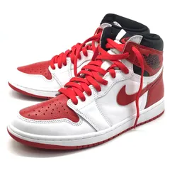 【倉吉店】 中古 NIKE | ナイキ スニーカー AIR JORDAN 1 RETRO HIGH OG 'HERITAGE' エアジョーダン 1 レトロ ハイ OG ヘリテージ 555088-161 レッド 27cm 【126】