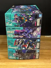 【4点セット】 HG GQuuuuuuX HG 軍警ザク HG GFreD ジフレド HG ザク(GQ)