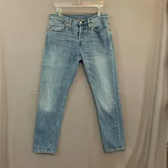 27インチ LEVI'S 501 ライトブルー ウォッシュ ストレッチ デニム