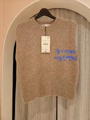 新品) ZARA ザラ ノースリーブ ニット/S