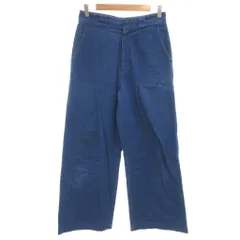 B&Y ユナイテッドアローズ BEAUTY&YOUTH ビューティー&ユース 美品 10OZ デニムワイドパンツ ジーンズ L インディゴブルー 青 /YJ