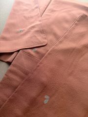 本日最終価格！！！ジュサブロー着物 花びらちらし モスグリーン