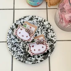 (予約配送) 輸入正規品 Sanrio レオパード ヒョウ柄 hello kitty(ハローキティ) 半頭用 ポイント クリップ